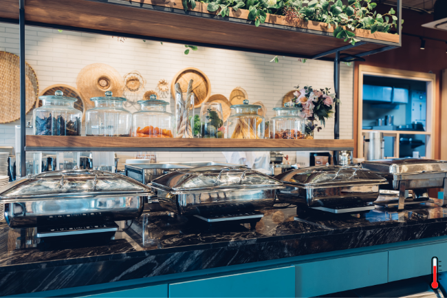 chafing dish buffet